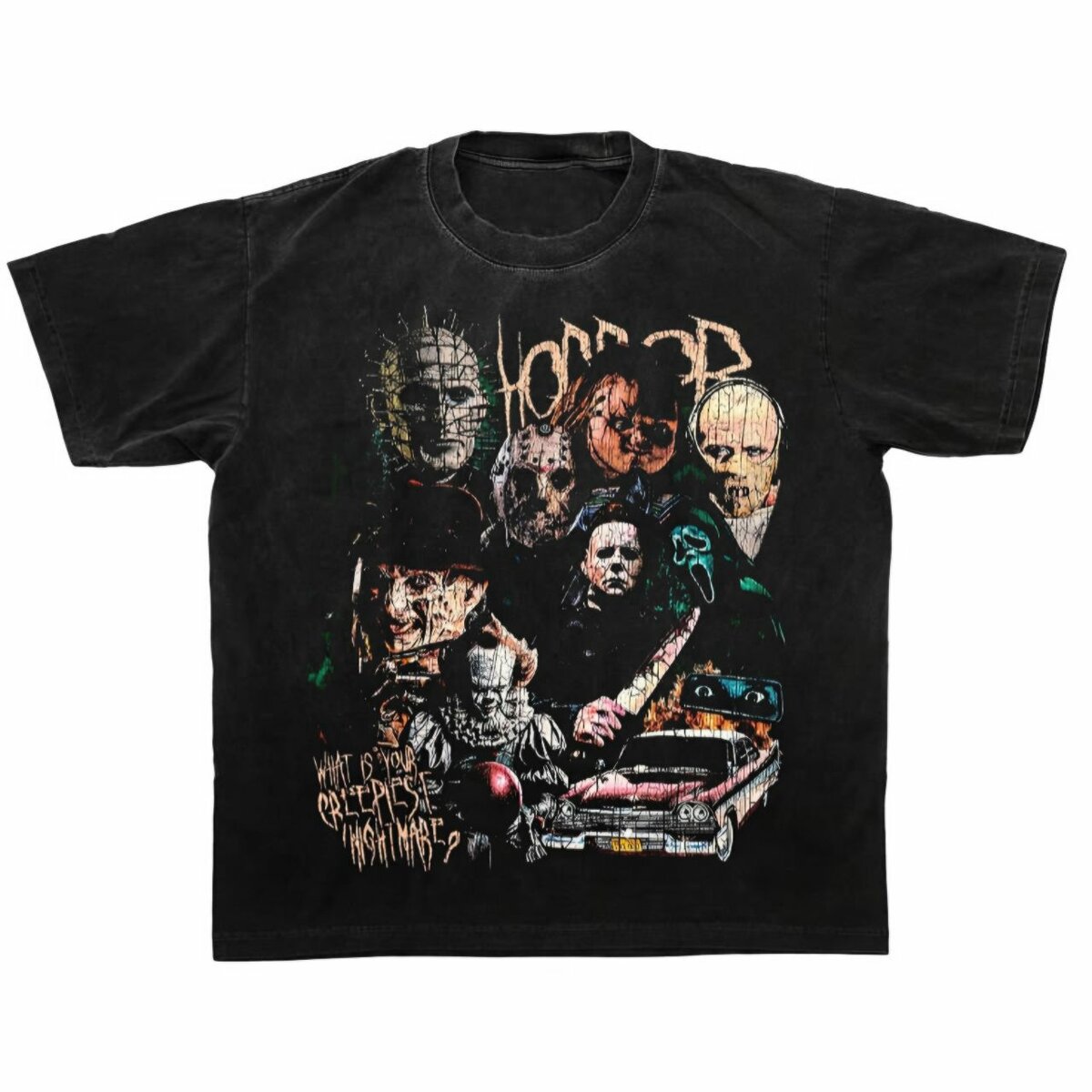 T-shirt effrayant horreur