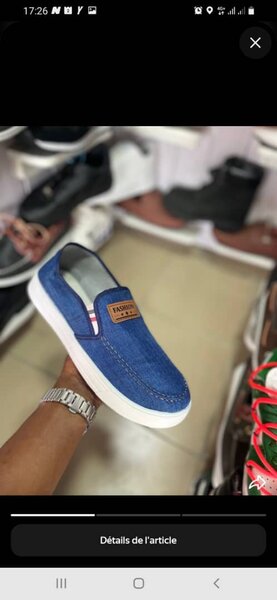 Chaussures Bateau en Denim