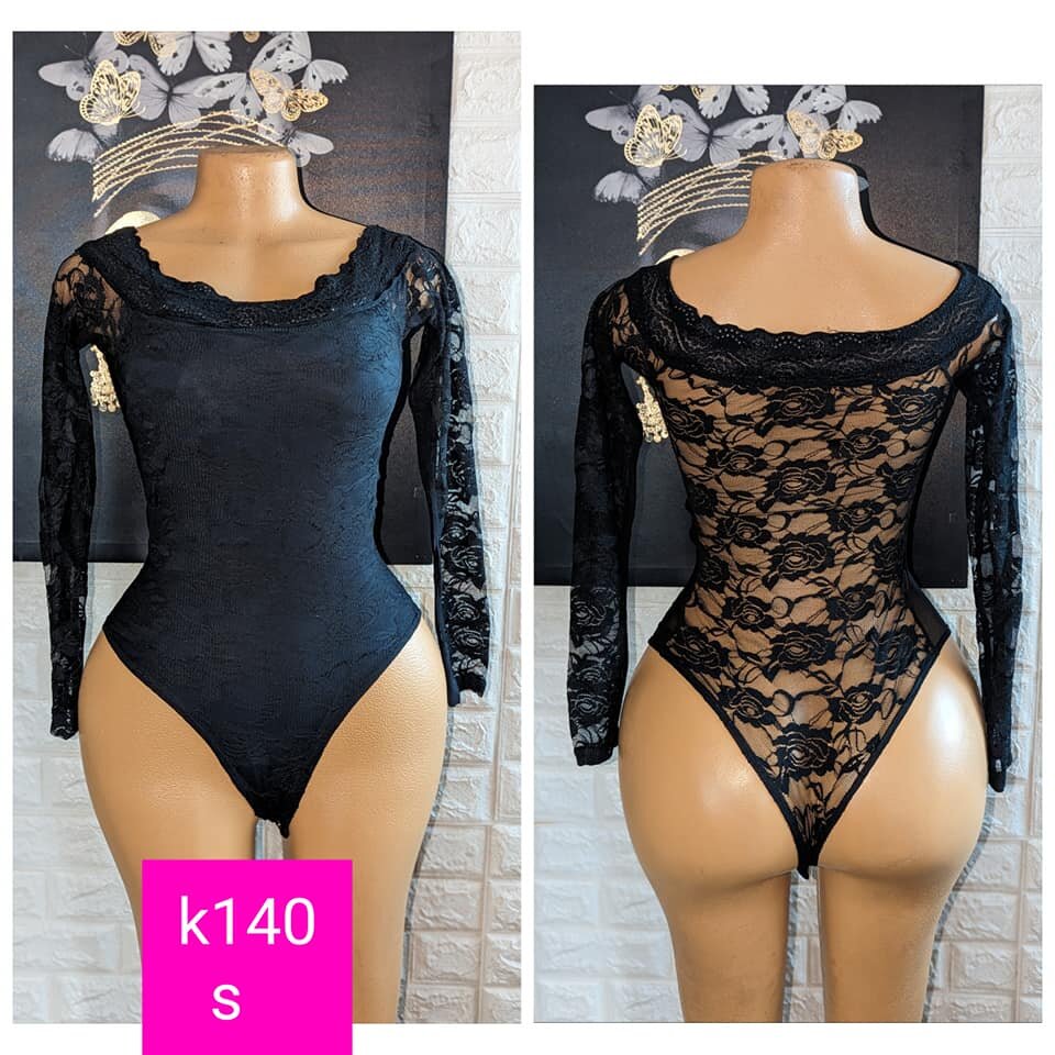 Beautiful and stylish women's bodysuit black