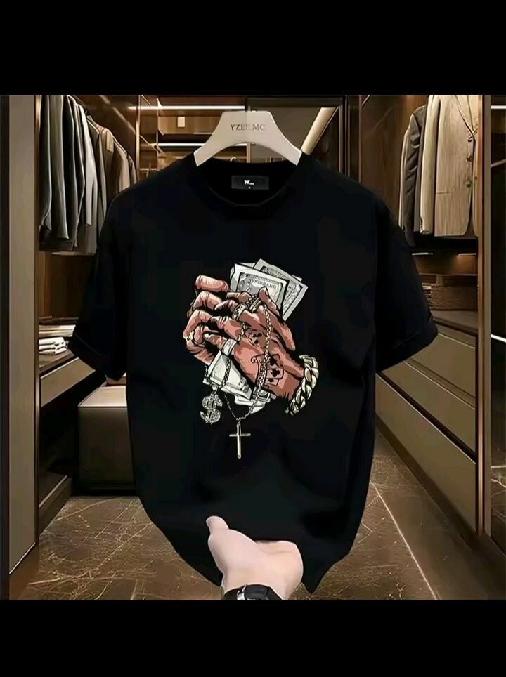 T-shirt Homme Imprimé Style Urbain
