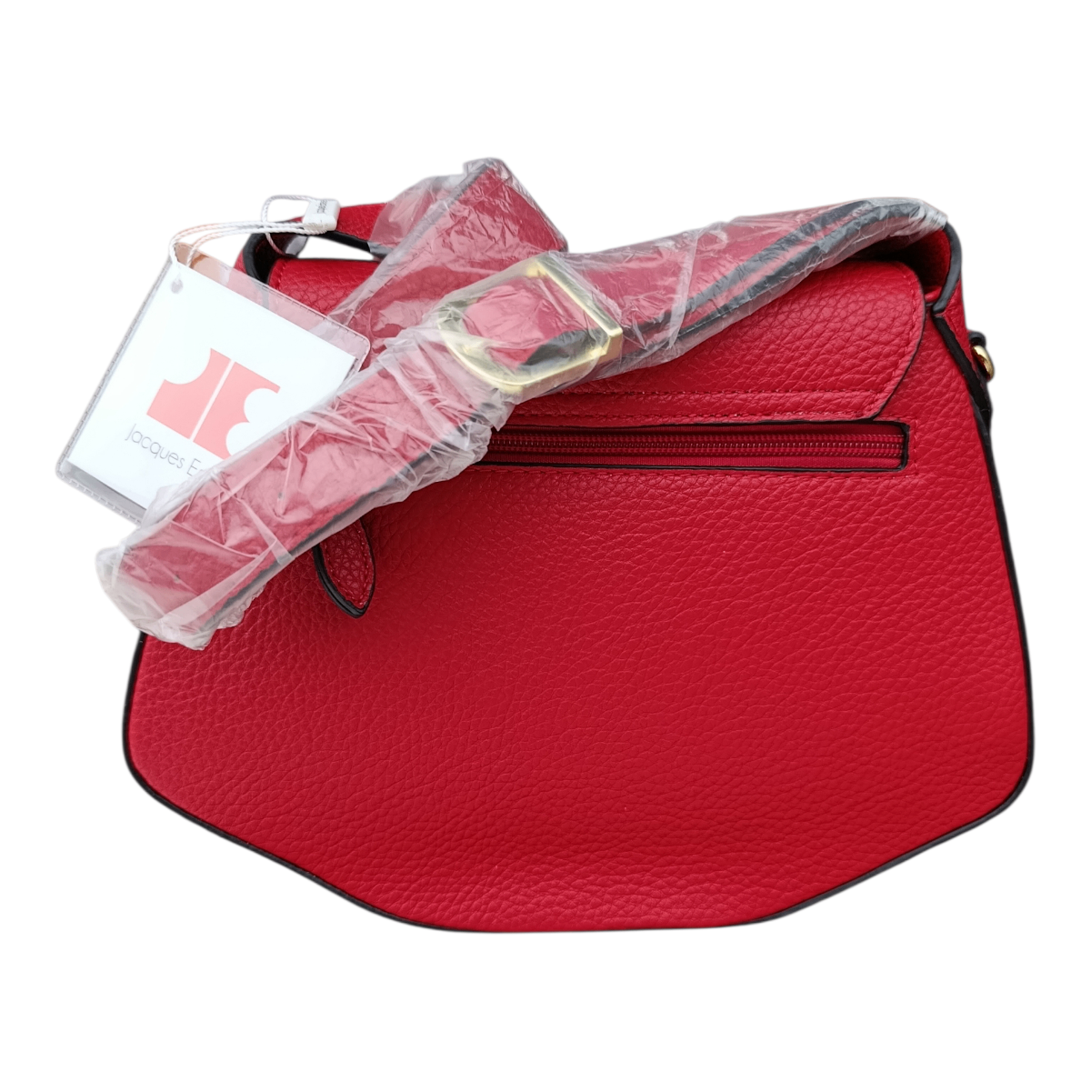 Sac bandoulière en cuir rouge