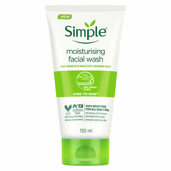 Simple Moisturizing facial wash