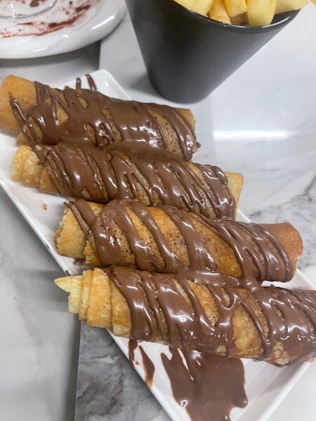 Crêpes garnies chocolat
