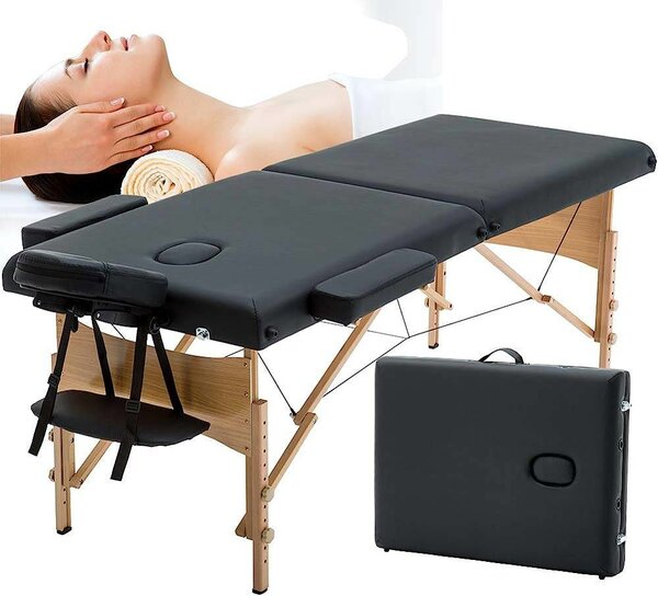 Massage bed foldable