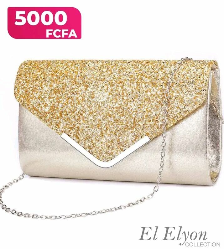 Pochette Glamour Pailletée