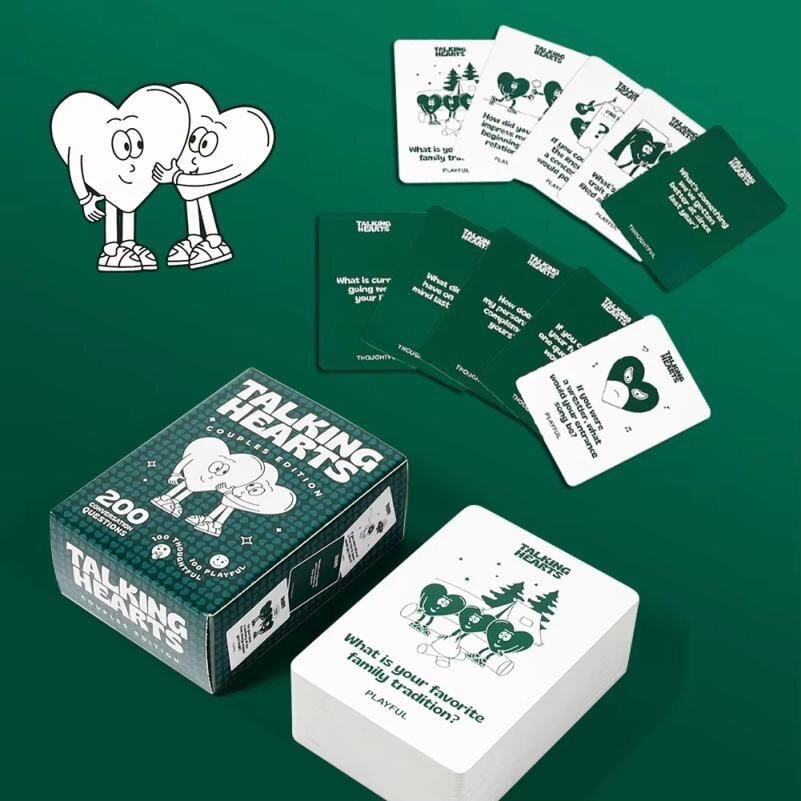 Talking heart card game