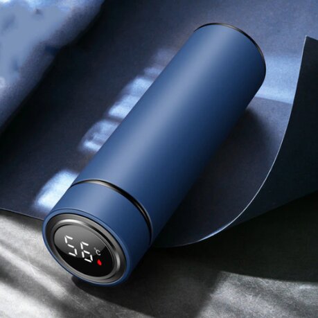 Temperature display flask