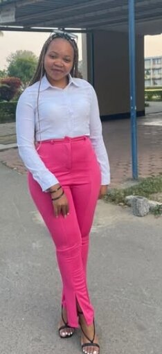 Women's pink trousers