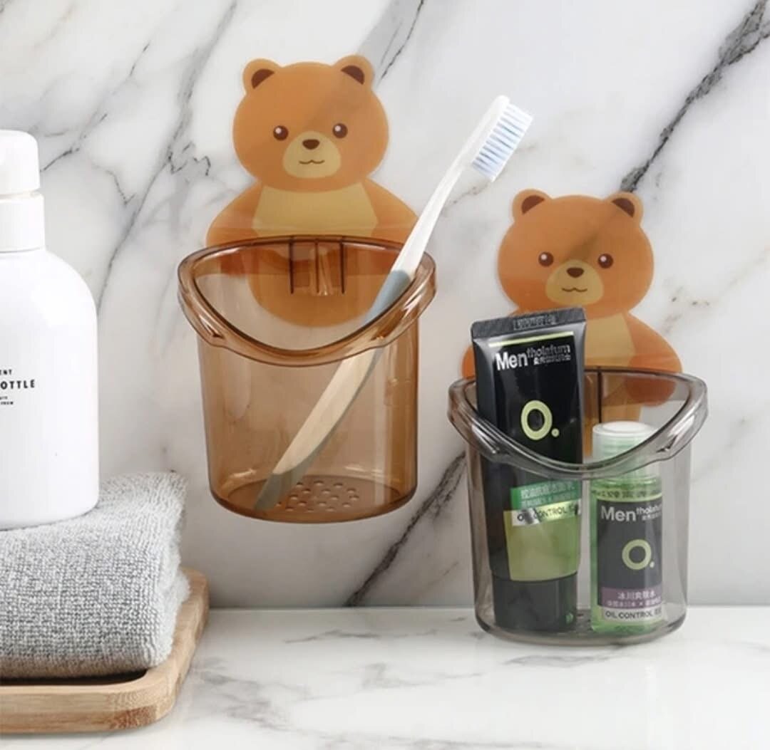 Porte-brosse mignon mural