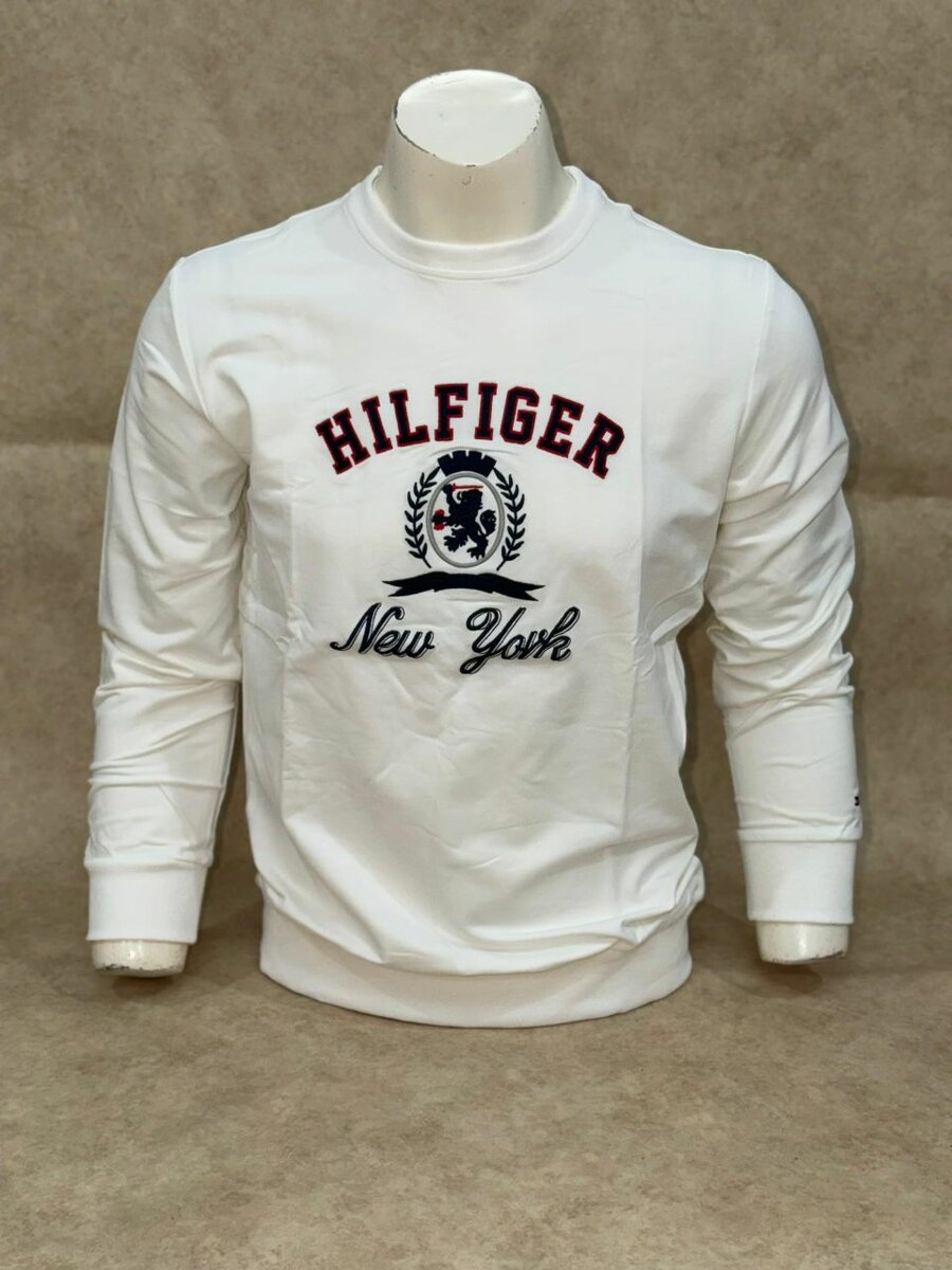 Sweatshirt bleu logo New York