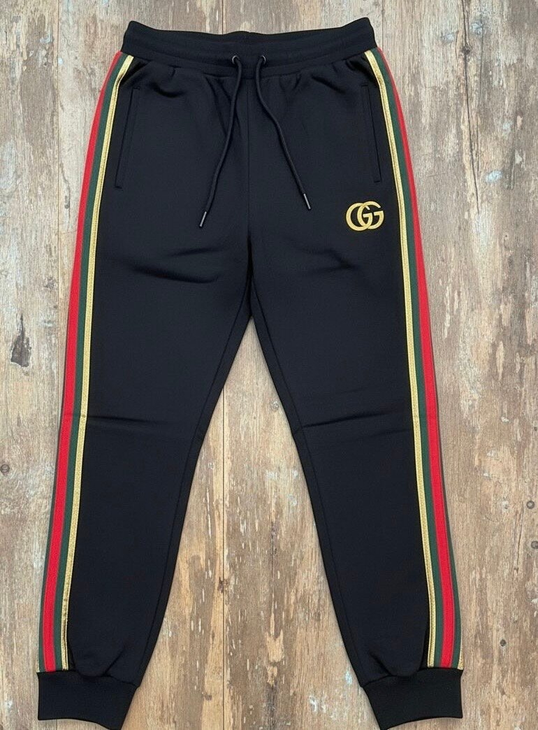 Pantalon jogging rayures élégantes