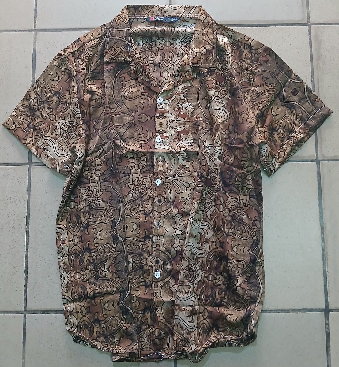 Chemise à motifs bohèmes