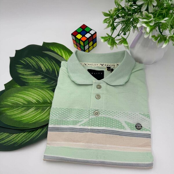 Polo homme élégant à motifs