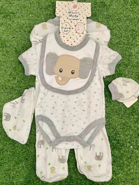 Ensemble Nouveau-né en Coton Doux