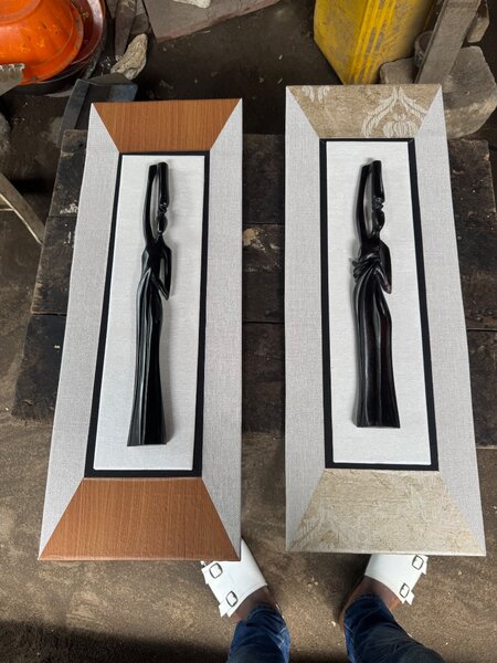 Sculptures murales modernes en bois