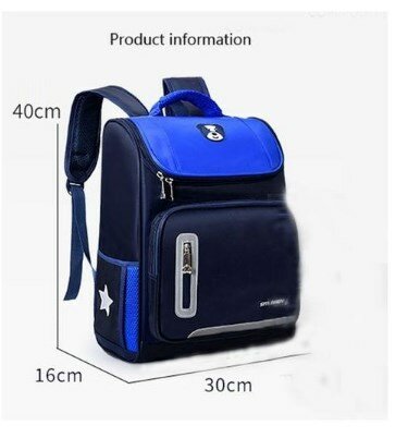 Sac À Dos Imperméable D'école Enfants Adolescents De 7 A 15 Ans