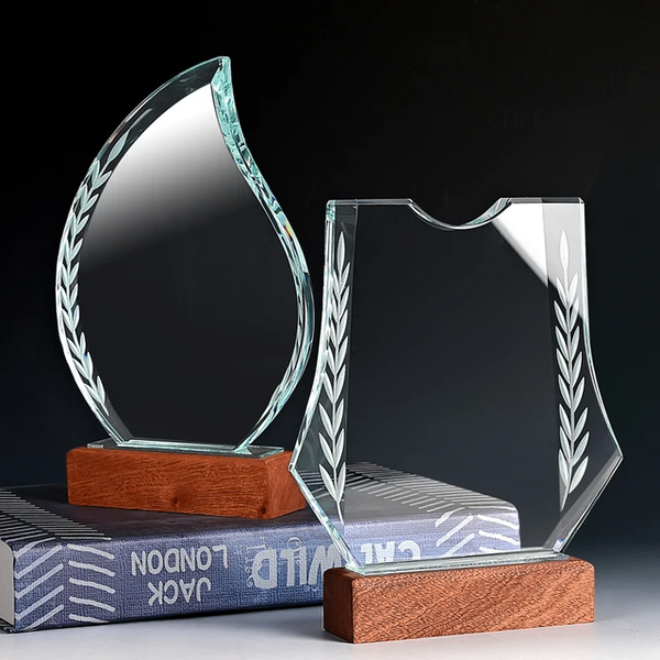 TROPHÉE EN CRISTAL  POUR RÉCOMPENSE