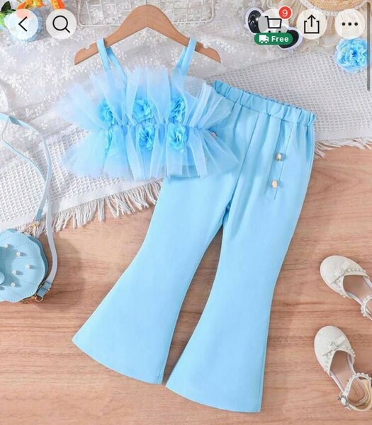 Haut pantalon évasé