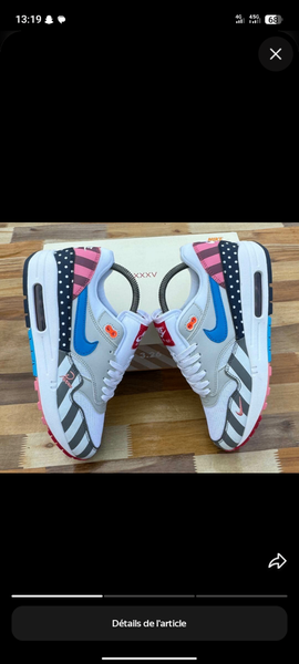 Baskets multicolores stylées