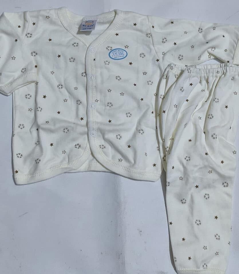 Pyjamas bébé doux motifs étoiles