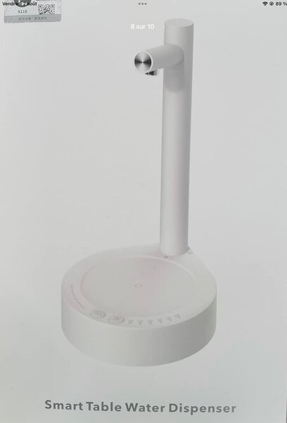 Distributeur d'eau électrique,Double Usage avec Base de Supp