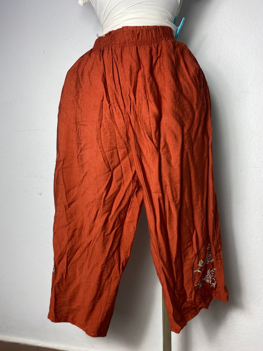 Pantalon ample en lin