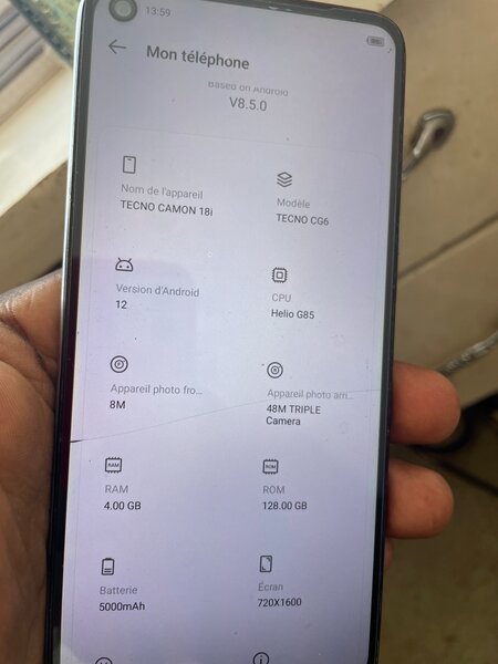 Tecno Camon 18i Smartphone