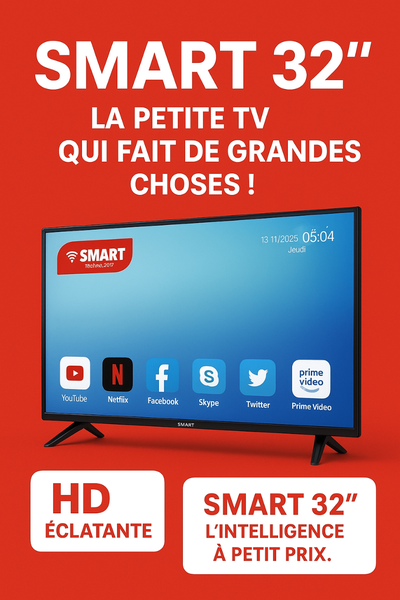 SMART TV 32'' HD