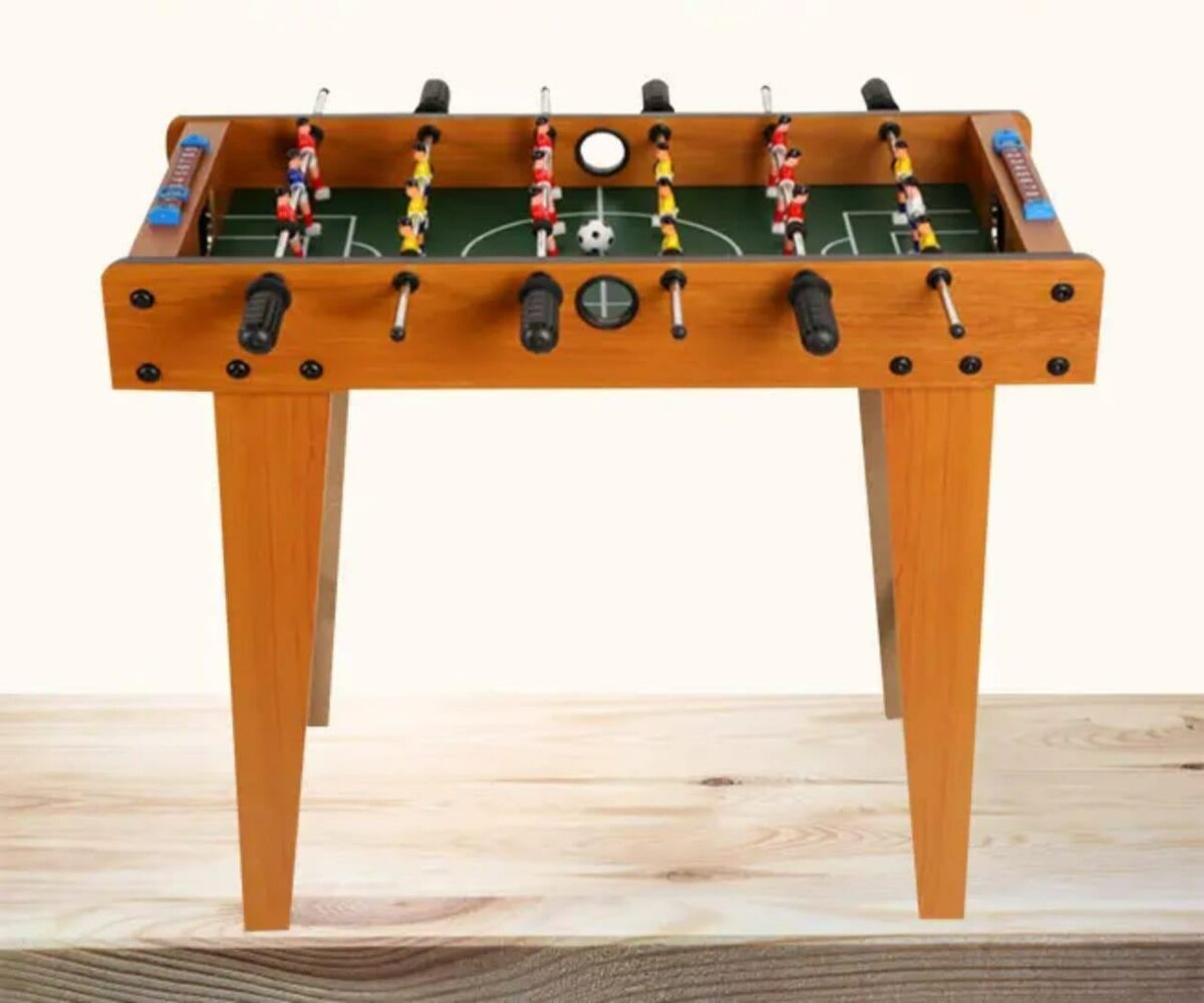 Baby-foot en bois compact