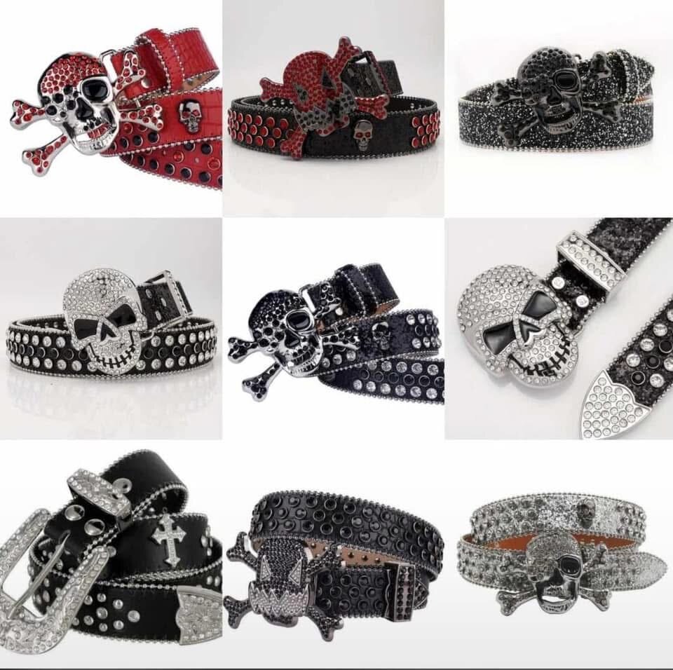 Ceinture Rock avec Crâne