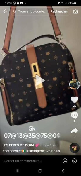 Sac à bandoulière élégant