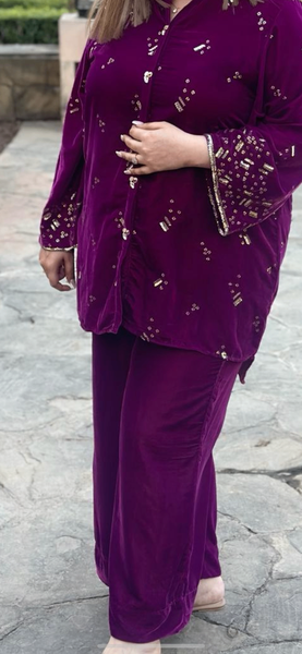 Velvet limelight dress