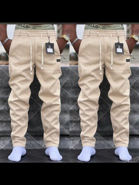 Pantalon Jogging Beige Homme
