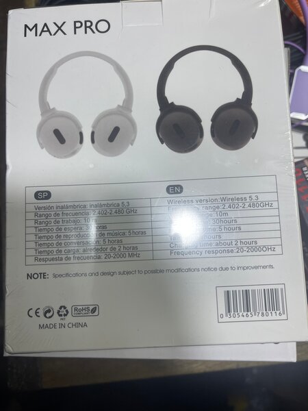 Max Pro Wireless Headphones