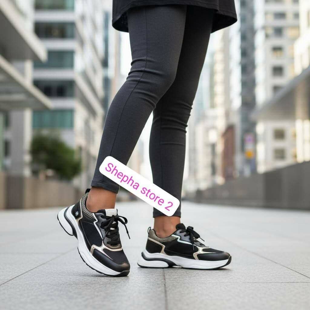 Baskets de Ville Confort Femme