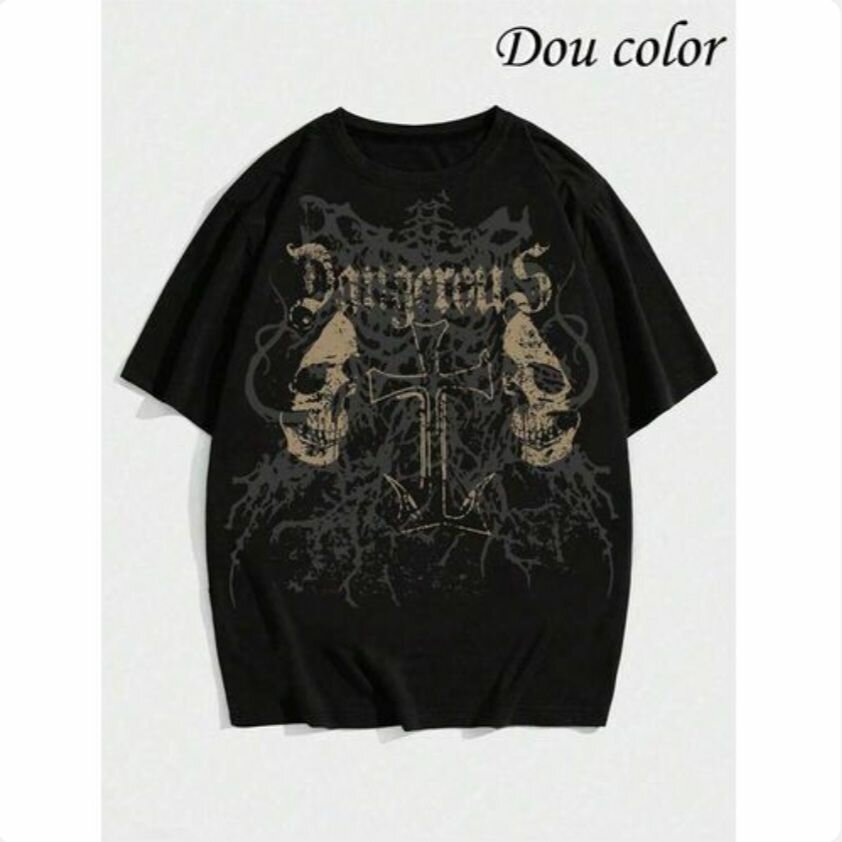 T-Shirt Homme Graphique Gothique