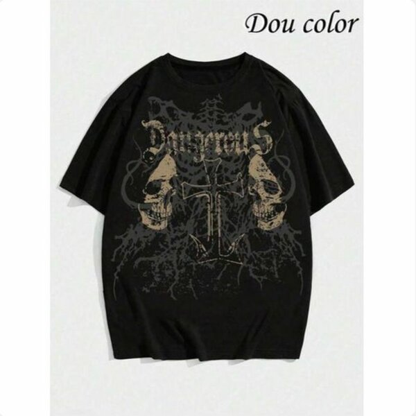 T-Shirt Homme Graphique Gothique