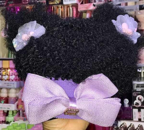 Perruque  cheveux oreille ours