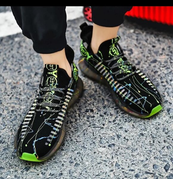 Baskets Sport Mesh Noires