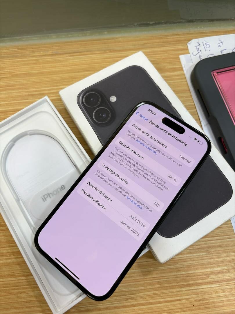 *iphone 16 128g état 10/10 :