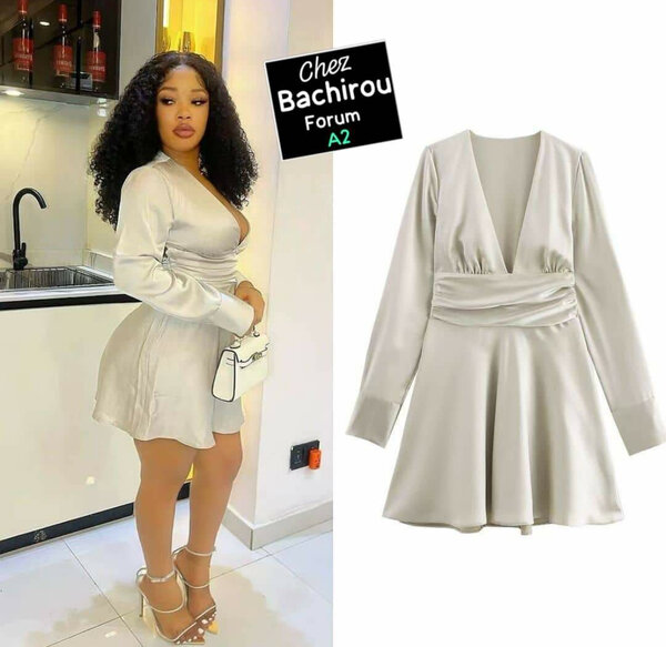 Robe élégante décolletée