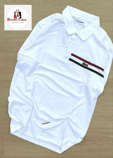 Polo blanc homme classique