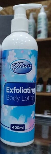Exfoliating body lotion