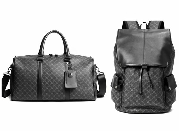 Original backpack and traveling bag.