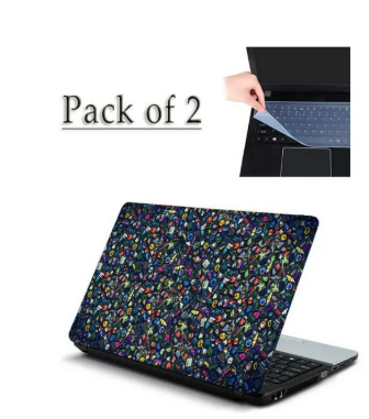 Pack Of 2-Universal Laptop Back Skin Sticker-Laptop Back Skin-Laptop Skin Vinyl Sticker Decal, 13,13.3,14.6 15 15.4 15.6 inch Laptop Skin Sticker Cover For All Laptops