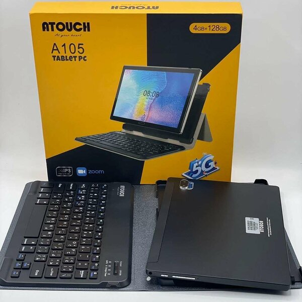 Atouch A105 Max Tablet Pc - 10.1" -256GB - 6GB - Dual Sim -