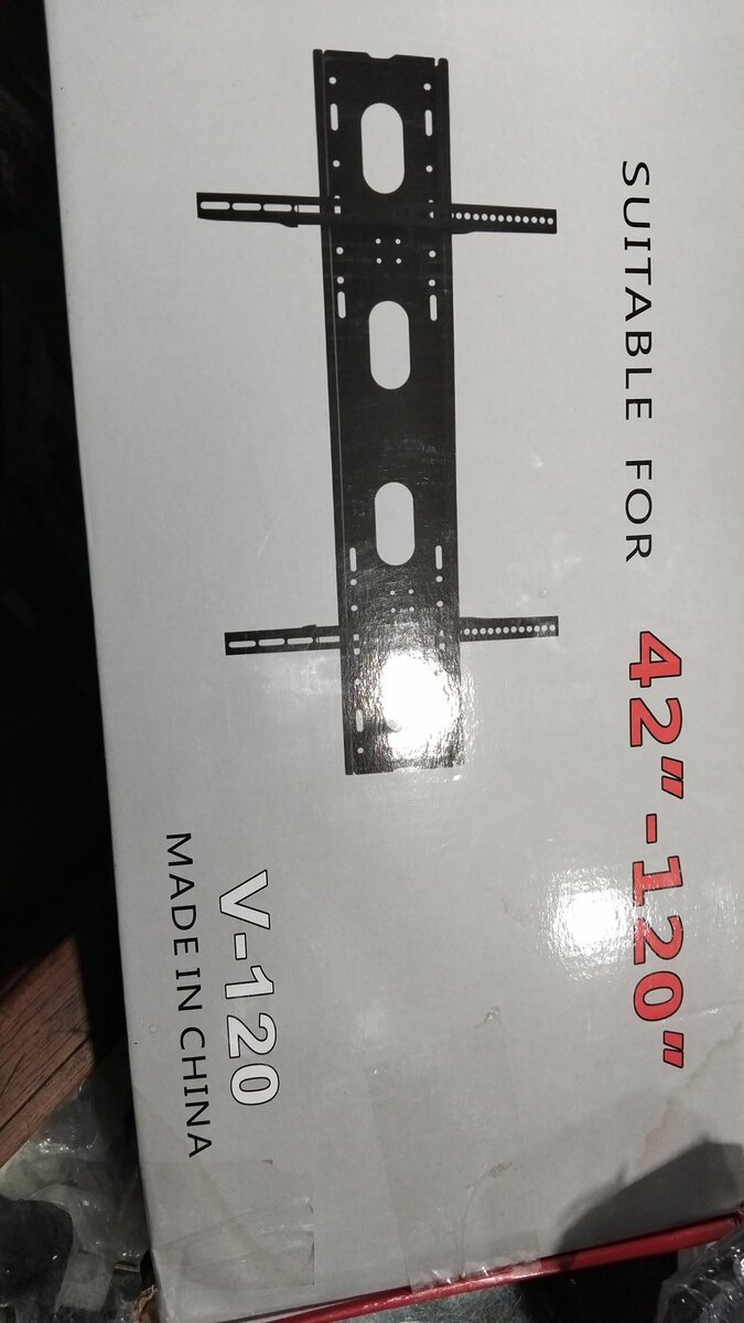 Support mural TV compatible écran 42 à 120 pouces