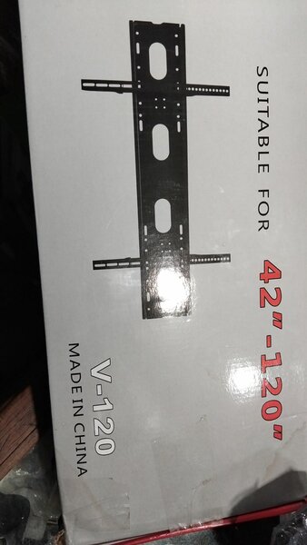 Support mural TV compatible écran 42 à 120 pouces