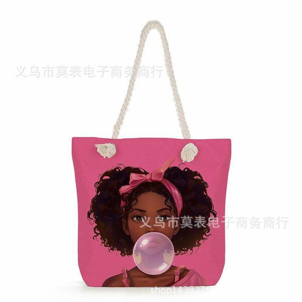 Lollipop Girl Tote Bags