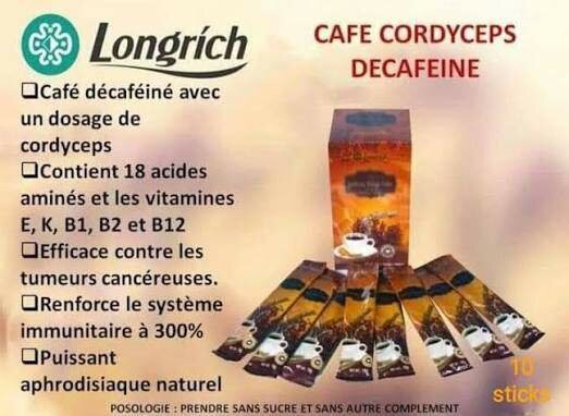 Café Cordyceps Décaféiné
